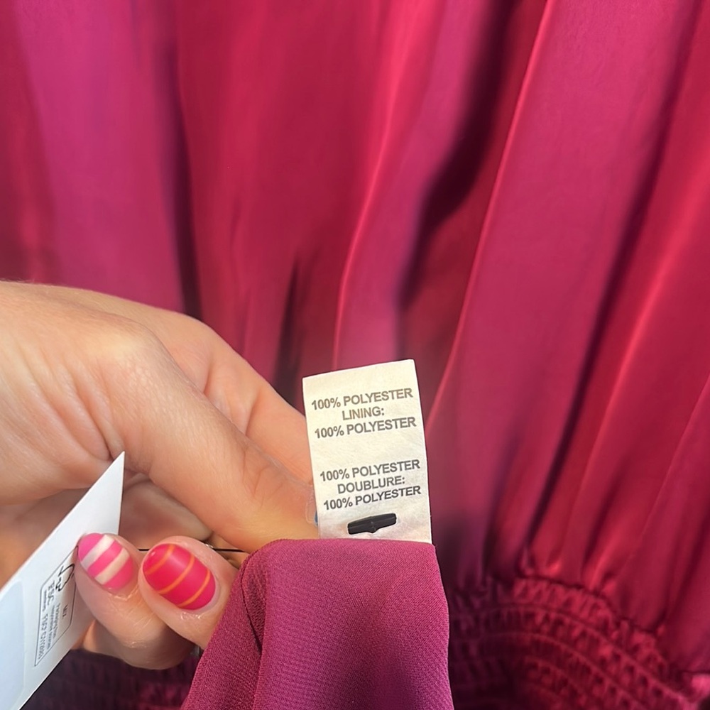 RAMY BROOK Rori Smocked Mini Dress In Plumberry - Picture 9 of 9